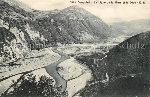 AK / Ansichtskarte Dauphine La Ligne de la Mure et le Drac Dauphine