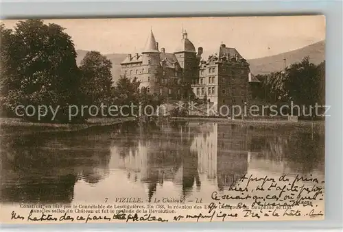 AK / Ansichtskarte Vizille Chateau Schloss Vizille