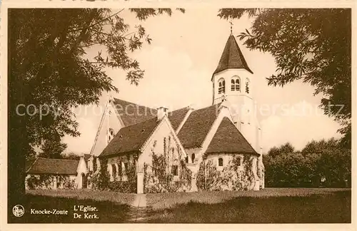 AK / Ansichtskarte Knocke_Zoute Kirche Knocke Zoute