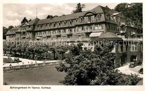 AK / Ansichtskarte Schlangenbad_Taunus Kurhaus Schlangenbad_Taunus