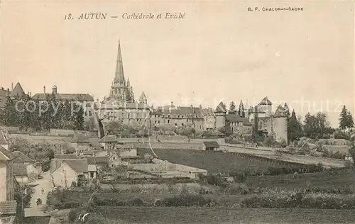 AK / Ansichtskarte Autun Cathedrale  Autun