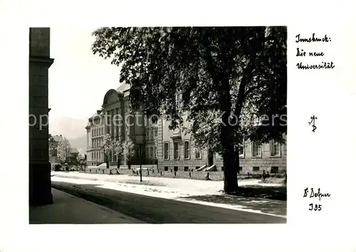 AK / Ansichtskarte Innsbruck Neue Universitaet Innsbruck