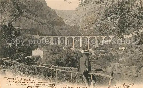 AK / Ansichtskarte Gorges_Loup_Alpes Maritimes Viadukt Gorges_Loup