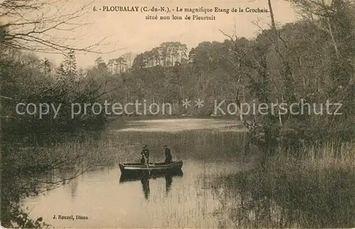 AK / Ansichtskarte Ploubalay See mit Ruderboot Ploubalay