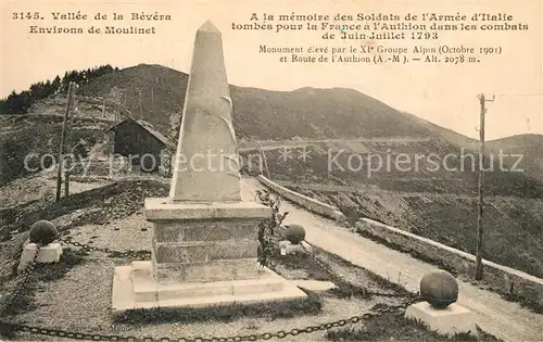 AK / Ansichtskarte Val_de_Loire Monument Groupe Alpin  Val_de_Loire