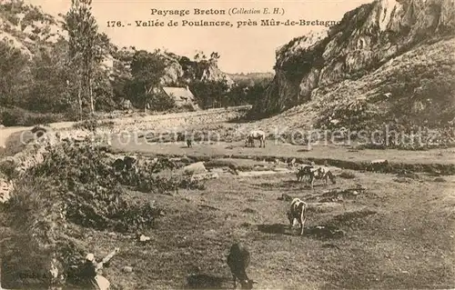 AK / Ansichtskarte Mur de Bretagne Paysage Breton Vallee de Poulancre Mur de Bretagne