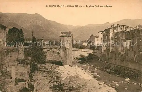 AK / Ansichtskarte Sospel Vieux Pont sur la Bevera Sospel