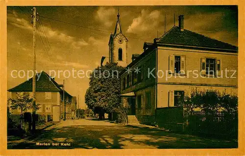 AK / Ansichtskarte Marlen Ortsmotiv mit Kirche Marlen