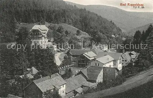 AK / Ansichtskarte Bad_Rippoldsau_Schwarzwald Teilansicht Kurort Bad_Rippoldsau