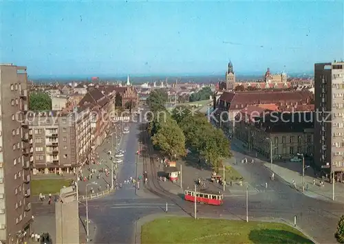 AK / Ansichtskarte Szczecin_Stettin Plac Zolnierza Polskiego Szczecin_Stettin