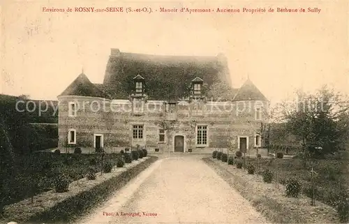 AK / Ansichtskarte Rosny sur Seine Manoir d Apremont  Rosny sur Seine