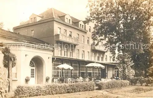 AK / Ansichtskarte Bad_Lausick Kurhaus Herrmannsbad Restaurant Terrasse Bad_Lausick