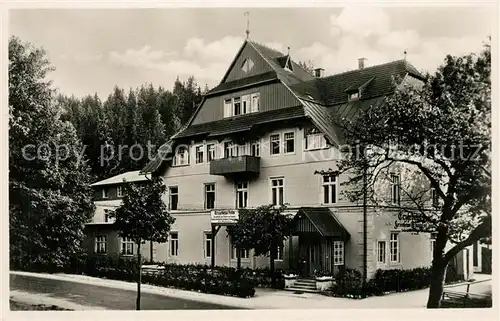 AK / Ansichtskarte Waldbaerenburg Erzgebirgsheim Ferienheime fuer Handel und Industrie Waldbaerenburg