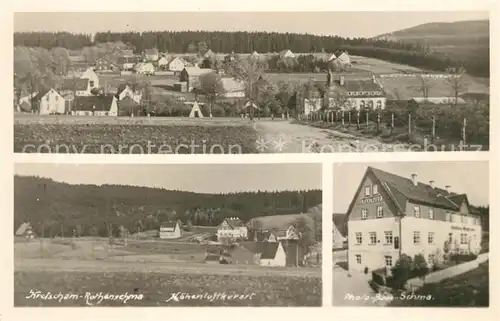 AK / Ansichtskarte Kretscham Rothensehma Ortsansichten Gasthaus Kretscham Rothensehma