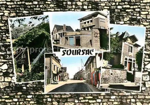 AK / Ansichtskarte Soursac Salle des Fetes Viaduc Roche Taillade Soursac