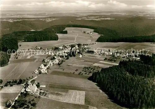 AK / Ansichtskarte Schoemberg_Freudenstadt Fliegeraufnahme Schoemberg_Freudenstadt