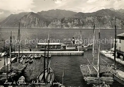 AK / Ansichtskarte Malcesine_Lago_di_Garda Il Porto Malcesine_Lago_di_Garda