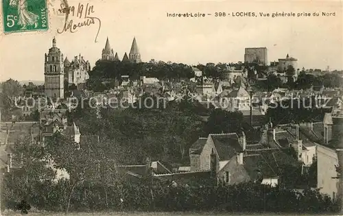 AK / Ansichtskarte Loches_Indre_et_Loire Panorama Loches_Indre_et_Loire