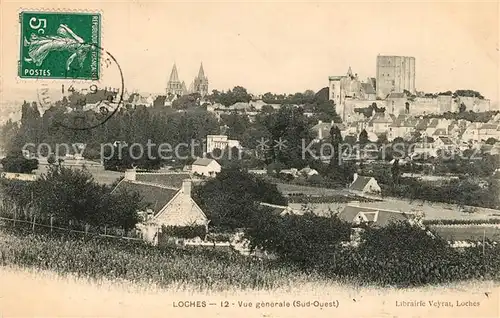 AK / Ansichtskarte Loches_Indre_et_Loire Panorama Loches_Indre_et_Loire