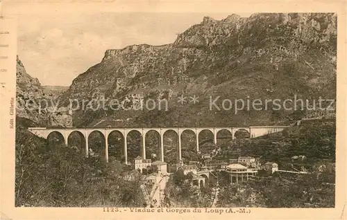 AK / Ansichtskarte Gorges_Loup_Alpes Maritimes Viaduc Gorges_Loup