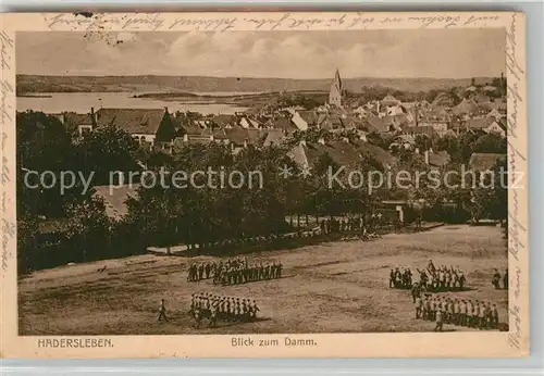 AK / Ansichtskarte Hadersleben_Haderslev Panorama Blick zum Damm Hadersleben_Haderslev