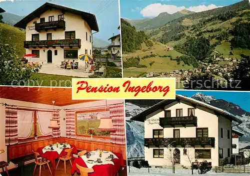 AK / Ansichtskarte Grossarl Pension Ingeborg Gaststube Panorama Grossarl