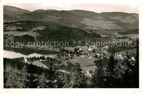 AK / Ansichtskarte Titisee Blick vom Hochfirst Titisee