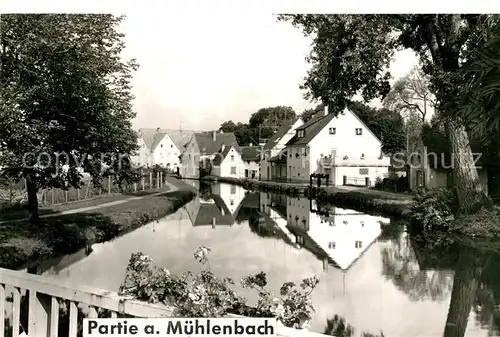 AK / Ansichtskarte Huefingen Partie am Muehlenbach Wasserspiegelung Huefingen