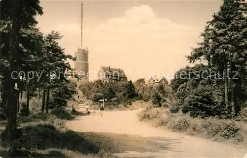 AK / Ansichtskarte Grosser_Inselsberg Sendeturm Berghotel Restaurant Grosser Inselsberg