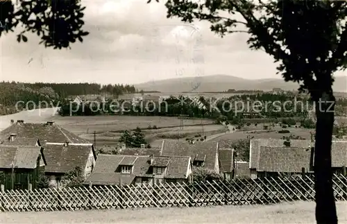 AK / Ansichtskarte Clausthal Zellerfeld mit Brocken Clausthal Zellerfeld