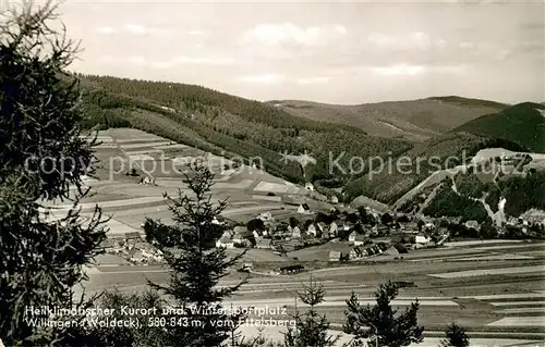 AK / Ansichtskarte Willingen_Sauerland Blick vom Ettelsberg Willingen_Sauerland