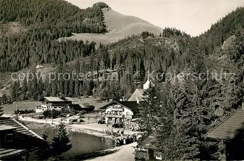 AK / Ansichtskarte Spitzingsee Berggasthaus und Kaffee St Bernhard Spitzingsee