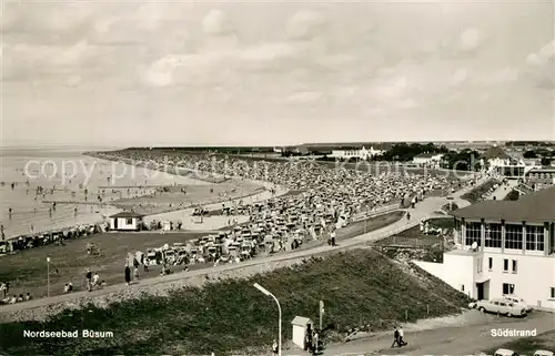 AK / Ansichtskarte Buesum_Nordseebad Suedstrand Buesum_Nordseebad