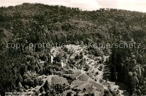 AK / Ansichtskarte Oberkirch_Baden Ruine Schauenburg Oberkirch_Baden