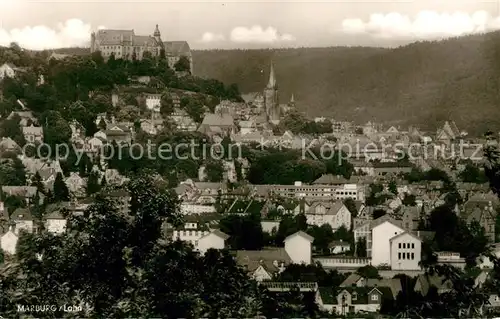 AK / Ansichtskarte Marburg_Lahn Stadt und Schloss Marburg_Lahn