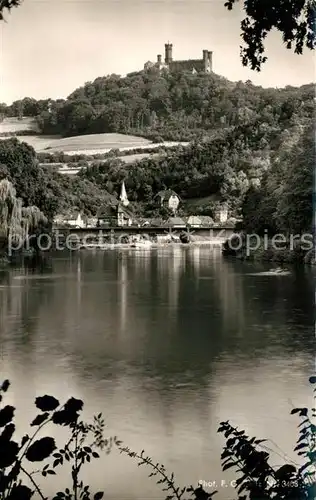 AK / Ansichtskarte Balduinstein mit Schloss Schaumburg Balduinstein