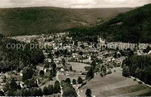 AK / Ansichtskarte Bad_Herrenalb mit Campingplatz Fliegeraufnahme Bad_Herrenalb