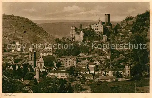 AK / Ansichtskarte Wertheim_Main Burg Stadtpanorama Wertheim Main