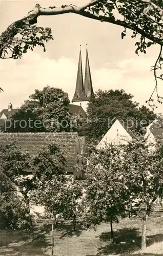 AK / Ansichtskarte Greifenhain_Frohburg Panorama Kirche Greifenhain Frohburg