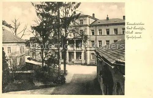 AK / Ansichtskarte Bad_Kreischa Sanatorium Bad_Kreischa