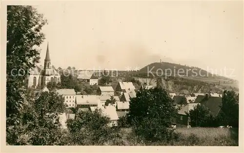 AK / Ansichtskarte Altenberg_Erzgebirge Kirche Panorama Altenberg Erzgebirge