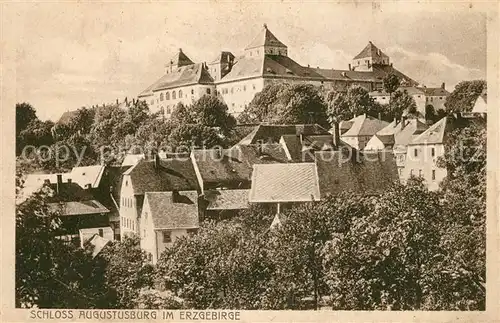 AK / Ansichtskarte Augustusburg Schloss Burg Wirtschaft Augustusburg