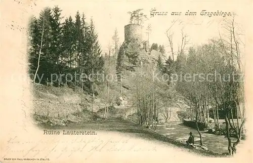 AK / Ansichtskarte Lauterstein Ruine Lauterstein