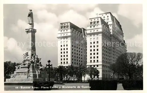 AK / Ansichtskarte Buenos_Aires Plaz Colon Ministerio de Guerra Buenos Aires