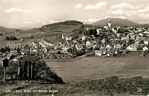 AK / Ansichtskarte Lam_Oberpfalz Panorama Hoher Bogen Lam_Oberpfalz