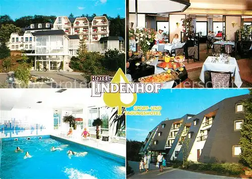 AK / Ansichtskarte Wittlich Hotel Lindenhof Aparthotel Tannenhof Schwimmbad Wittlich