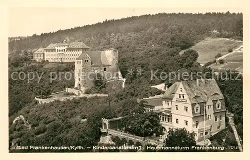 AK / Ansichtskarte Bad_Frankenhausen Kindersanatorium Hausmannsturm Frankenburg Bad_Frankenhausen