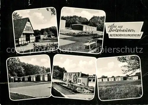 AK / Ansichtskarte Holzhausen_Georgsmarienhuette AWO Altenerholungsheim Details Holzhausen