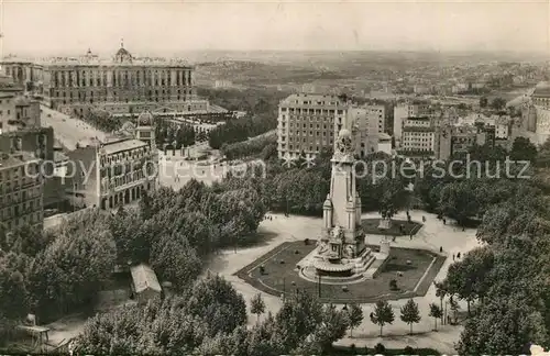 AK / Ansichtskarte Madrid_Spain Plaza de Espana Monumento Madrid Spain