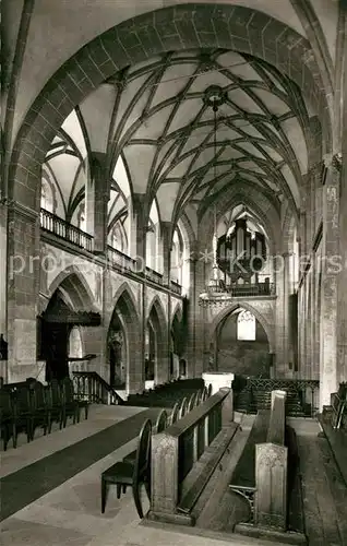 AK / Ansichtskarte St_Goar Evangelische Stiftskirche Chor 15. Jhdt. St_Goar